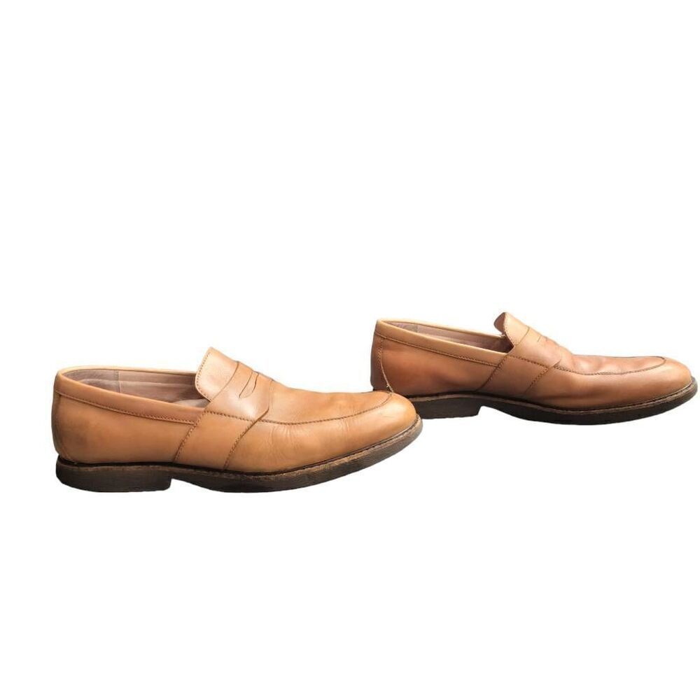 Tan Leather Loafers abeo B.I.O. System Comfortable Business Casual Comfy Shoes